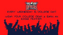 Every Wednesday is College Wednesday!